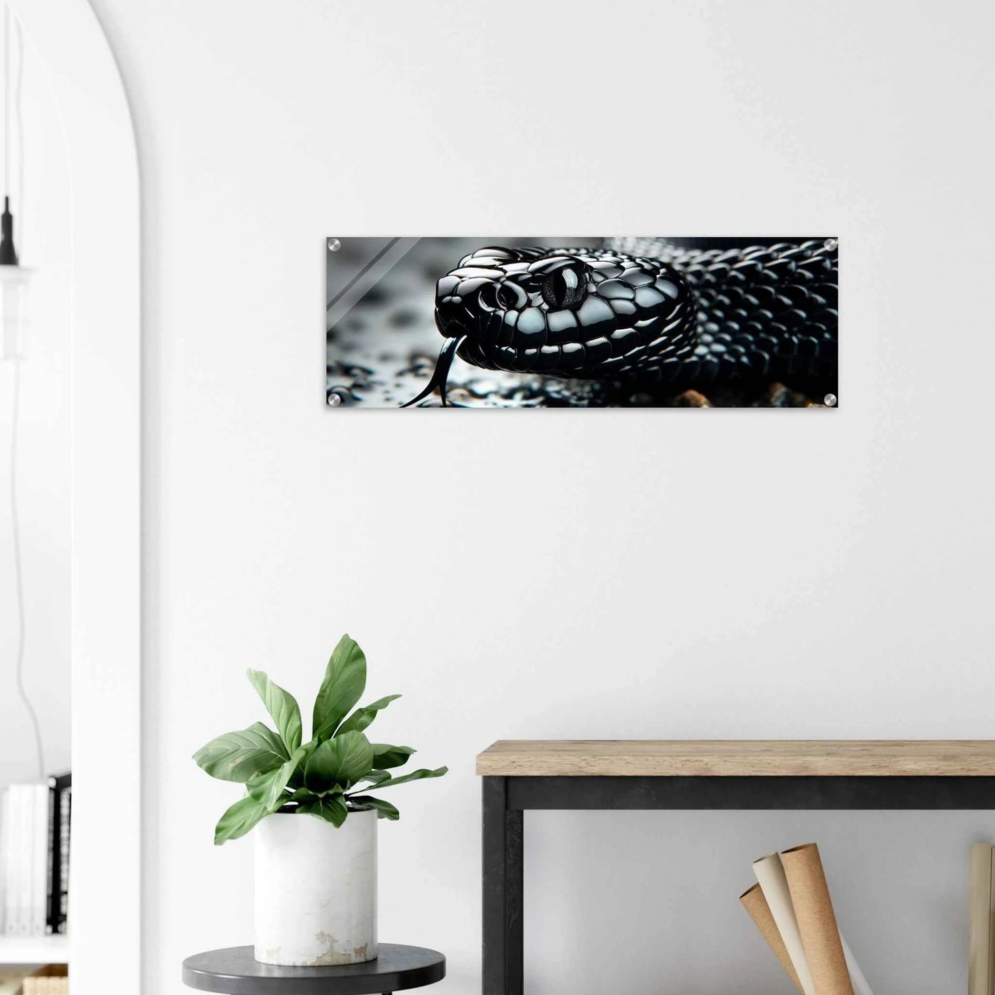 Serpent Acrylique - Élégance et Originalité pour Votre Décoration