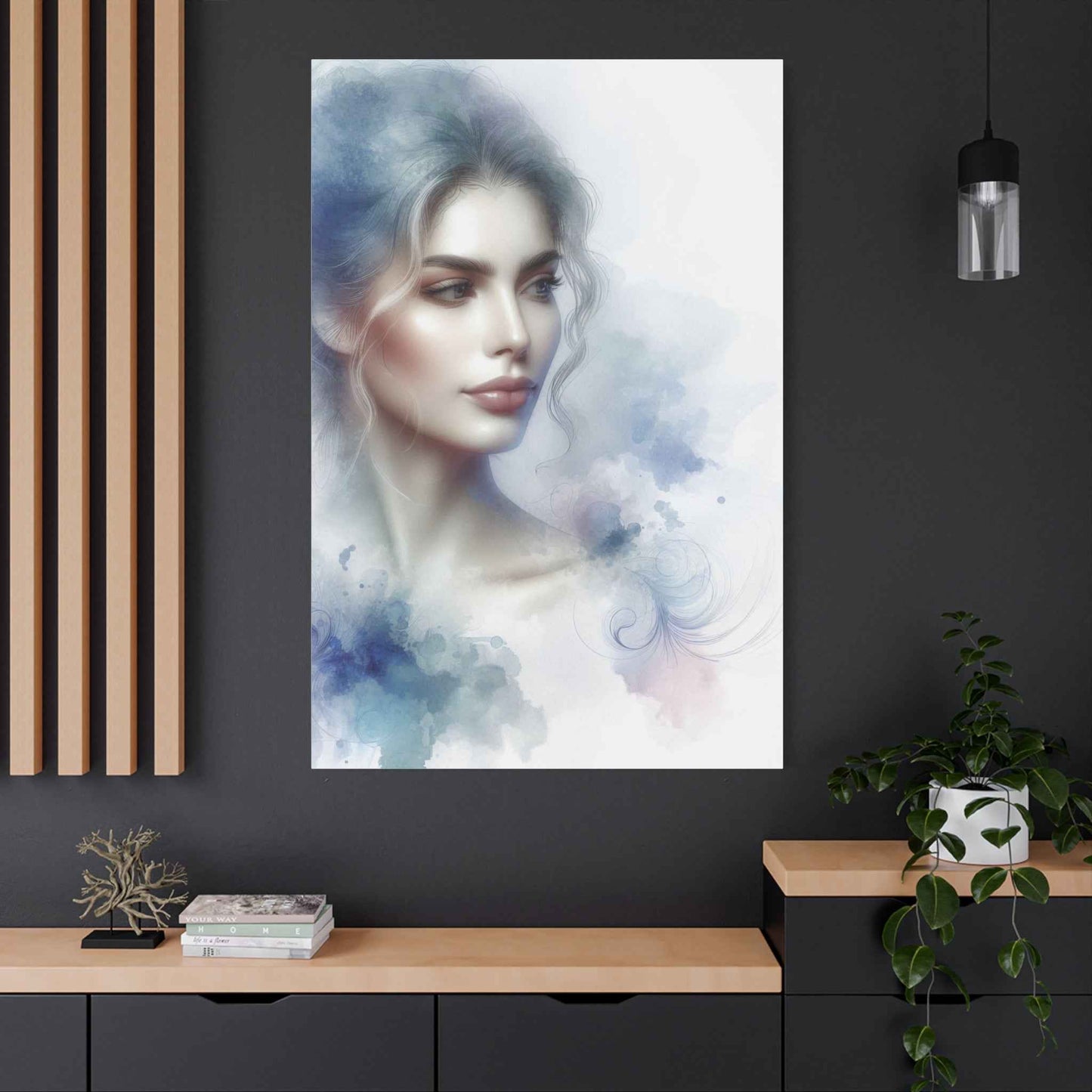 Portrait femme artistique - Art unique pour embellir votre intérieur