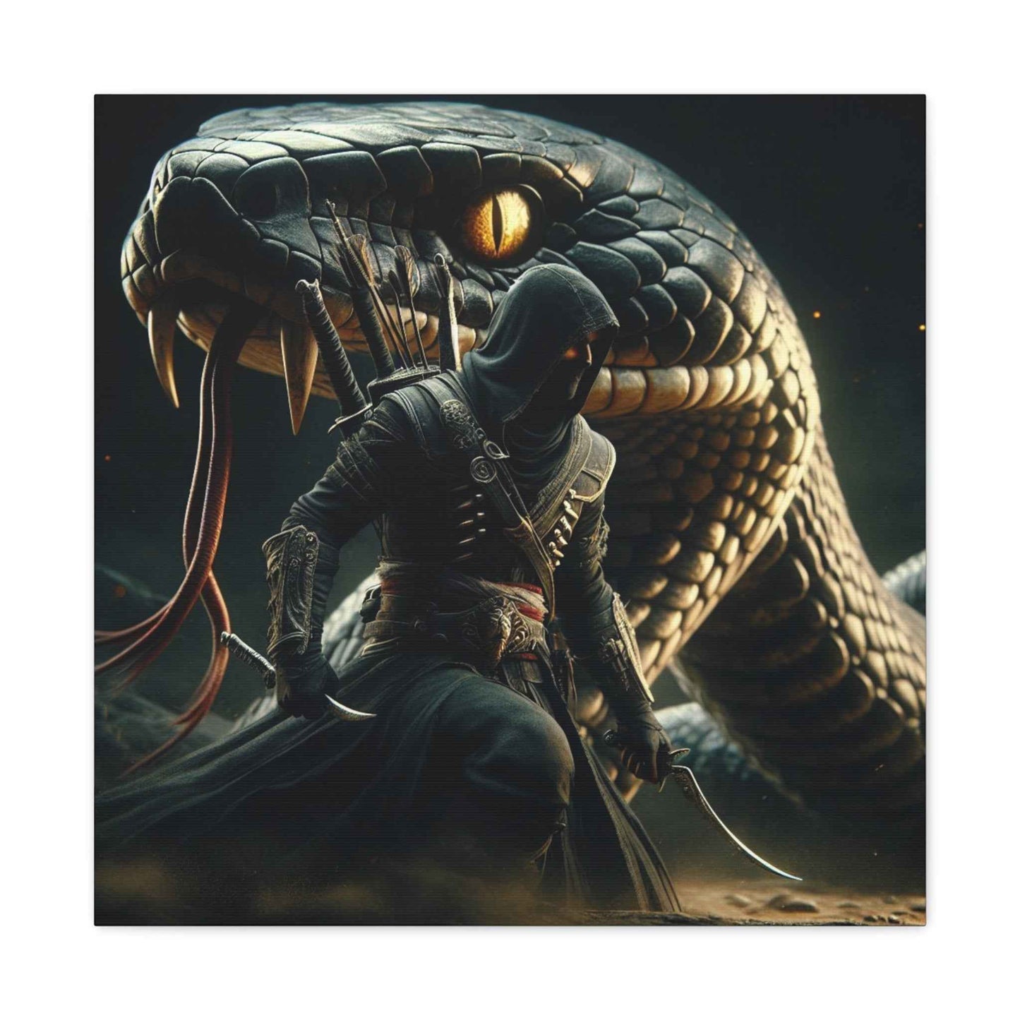 Guerrier Sombre - Figure Épique de Collection pour les Amateurs de Fantaisie