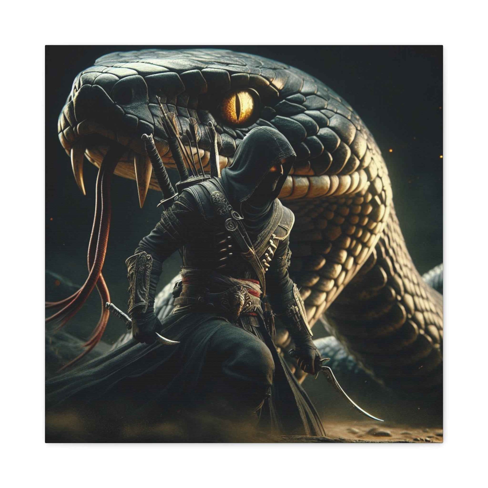 Guerrier Sombre - Figure Épique de Collection pour les Amateurs de Fantaisie