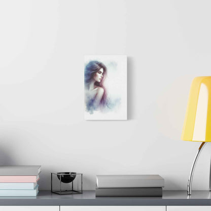 Portrait femme artistique unique pour décoration intérieure