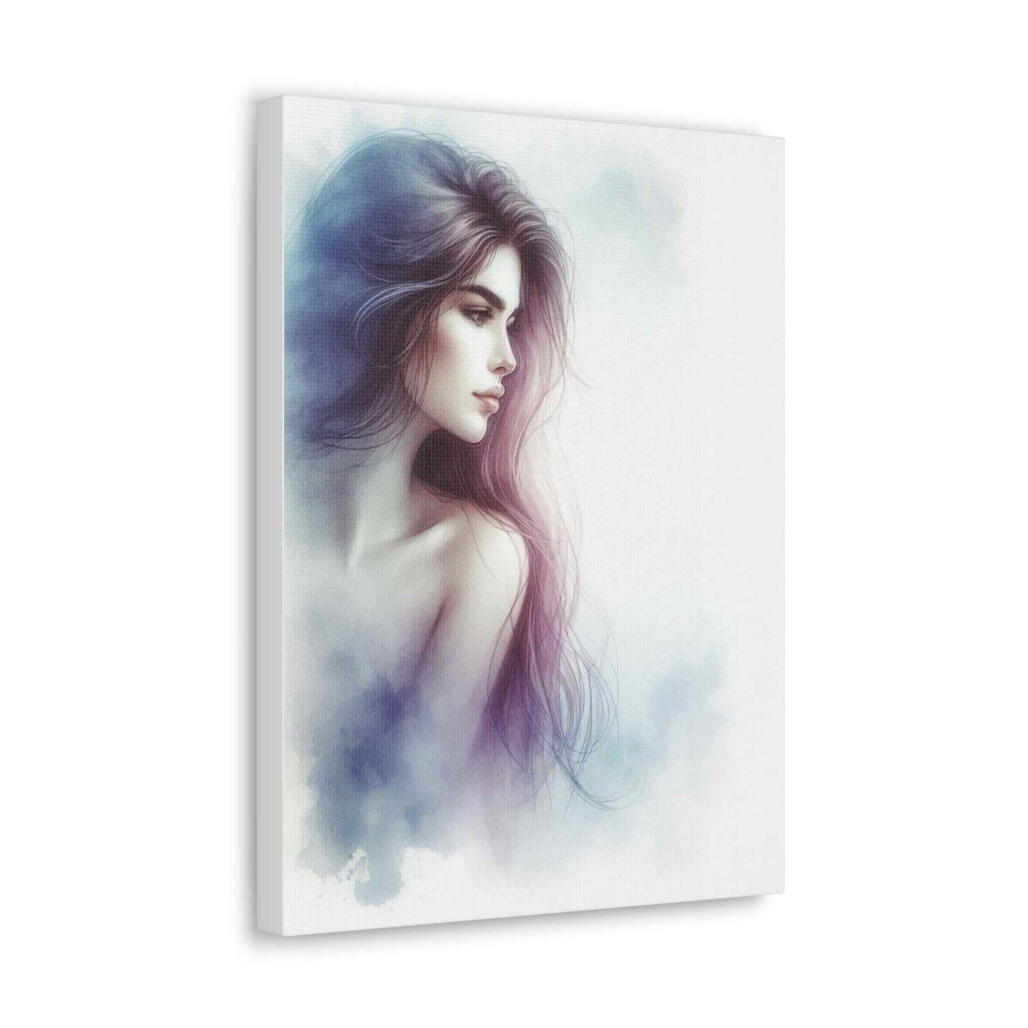 Portrait femme artistique unique pour décoration intérieure