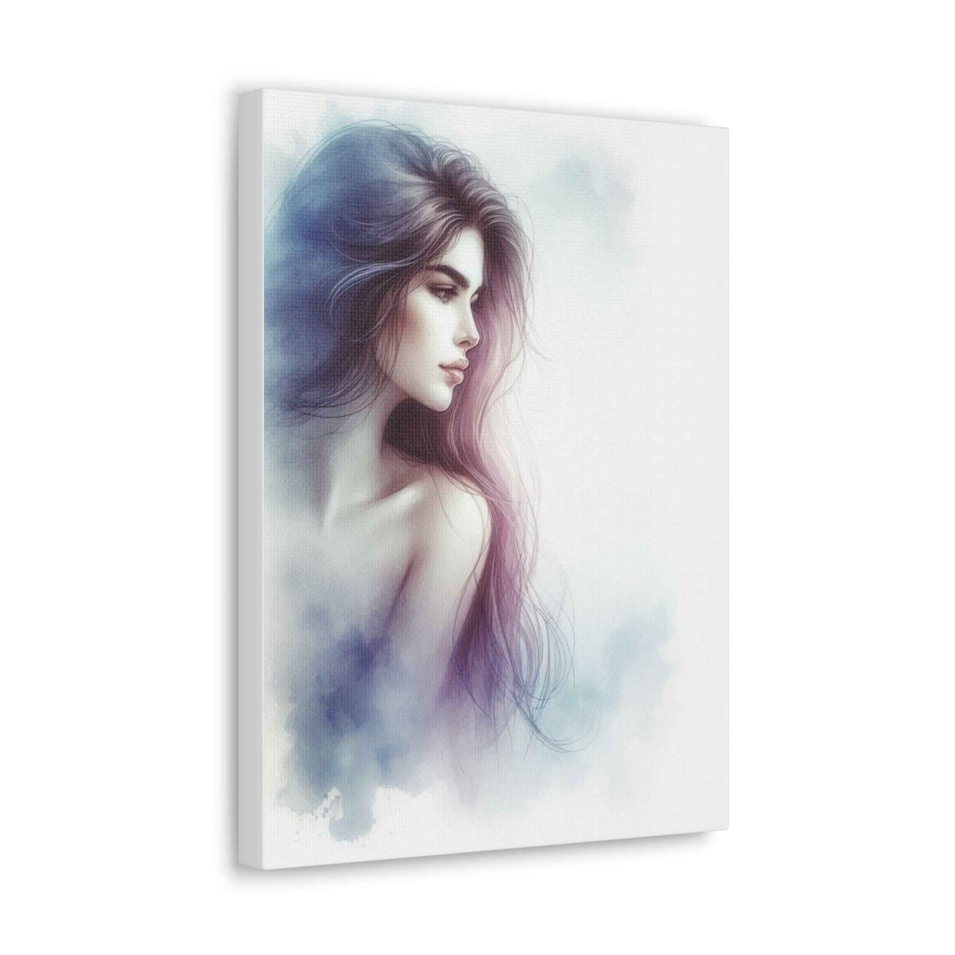 Portrait femme artistique unique pour décoration intérieure