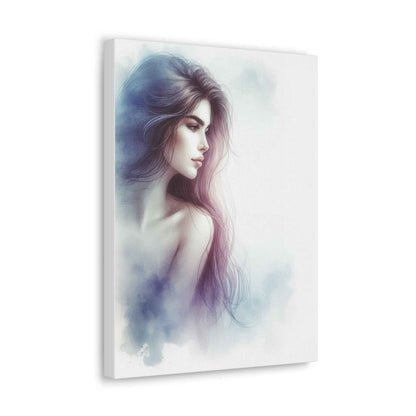 Portrait femme artistique unique pour décoration intérieure