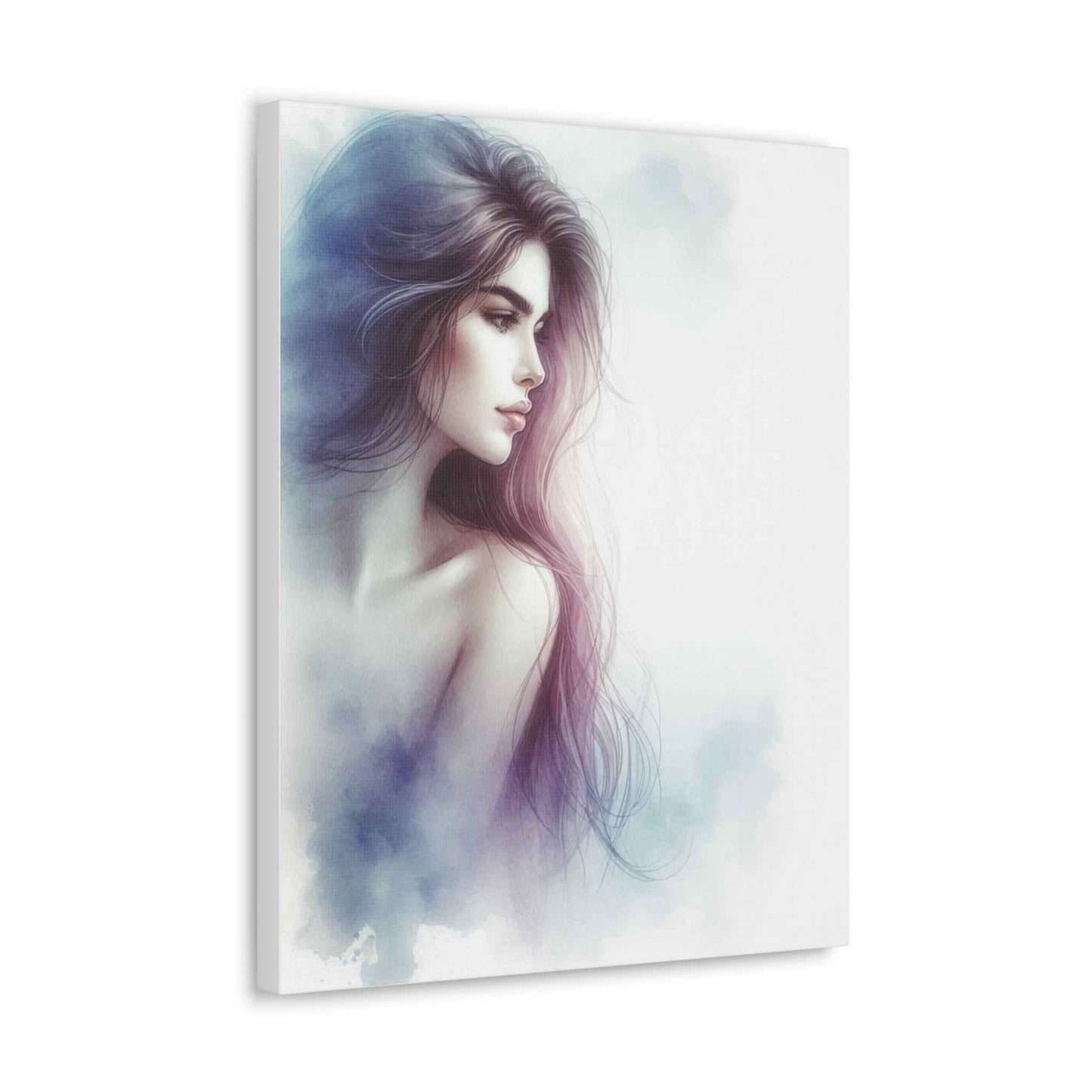 Portrait femme artistique unique pour décoration intérieure