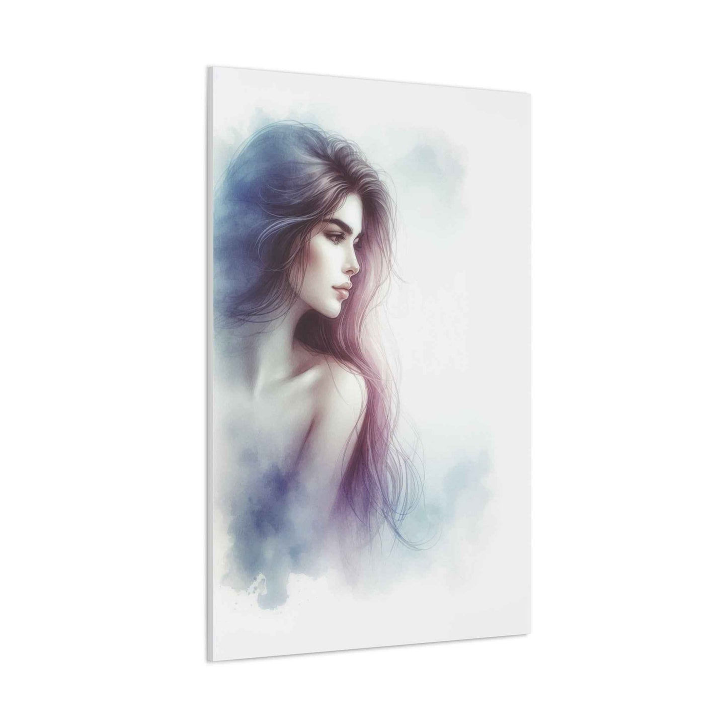 Portrait femme artistique unique pour décoration intérieure