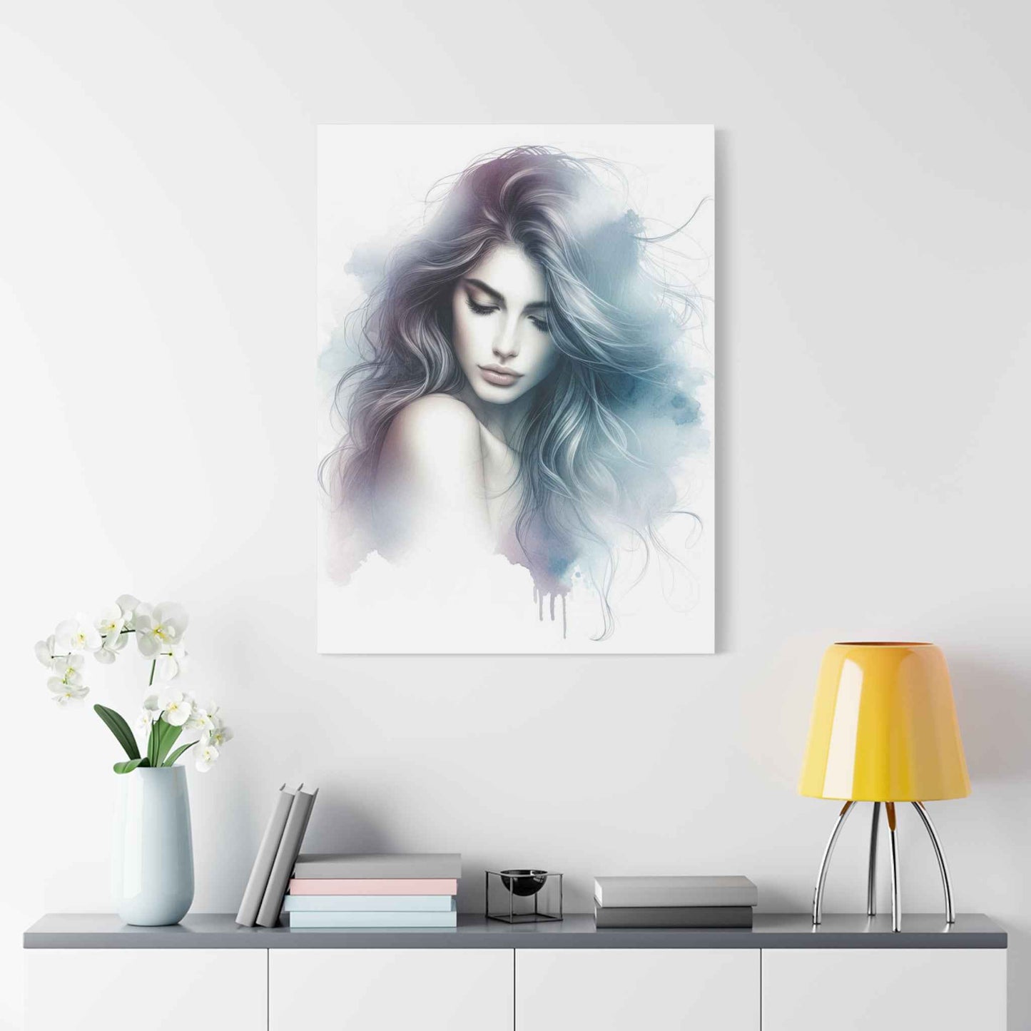 Portrait artistique femme - Œuvre unique pour sublimer votre espace