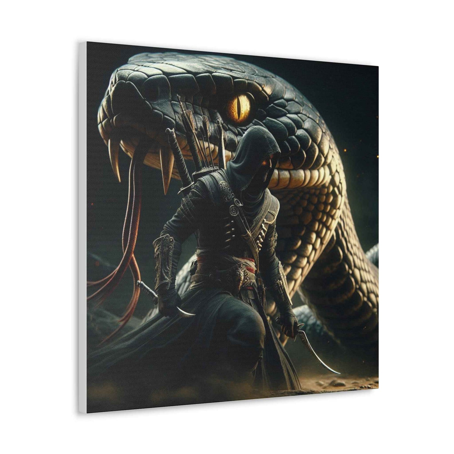 Guerrier Sombre - Figure Épique de Collection pour les Amateurs de Fantaisie