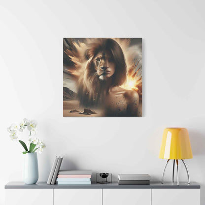 Femme Lion : Force et Élégance Réunies