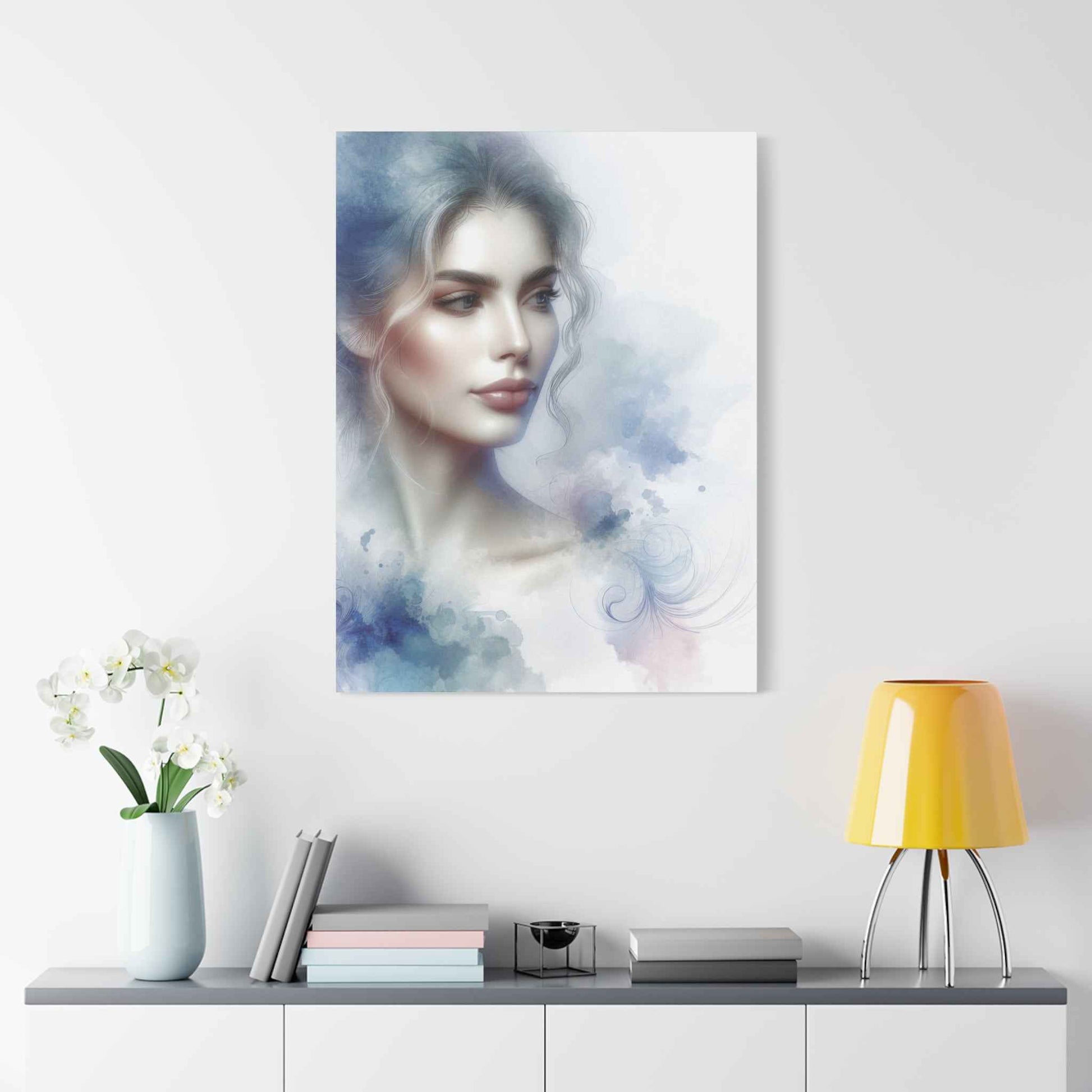 Portrait femme artistique - Art unique pour embellir votre intérieur