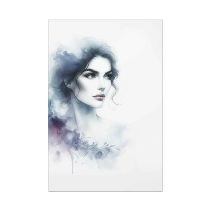 Portrait femme artistique unique pour décoration intérieure