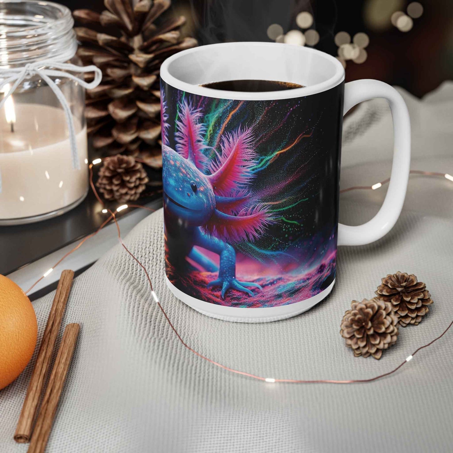 Axolotl Luma - La Créature Aquatique Éblouissante