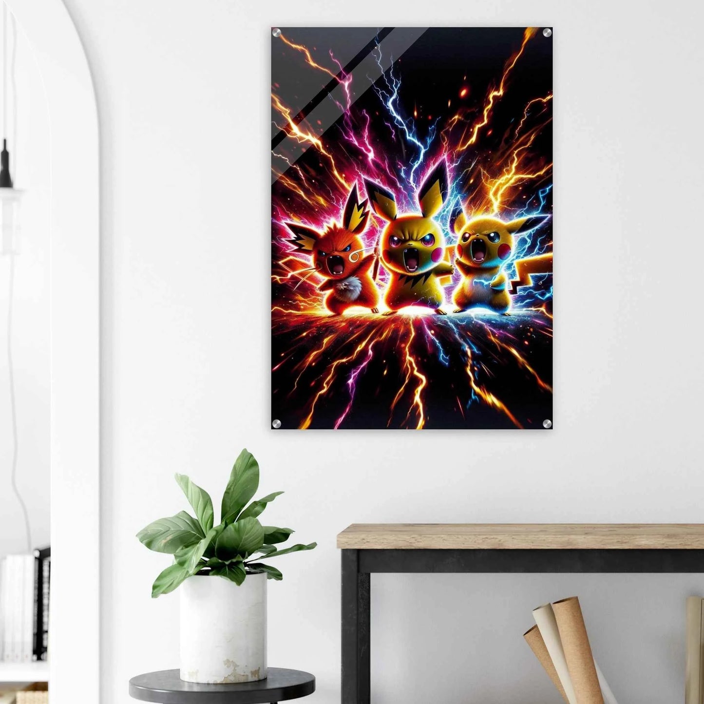 Trio Électrik Pokémon – Énergie Pure et Attitude Dynamique