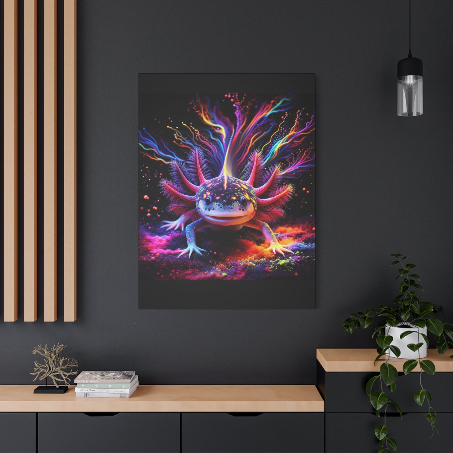 Axolotl Luma - Le compagnon aquatique coloré