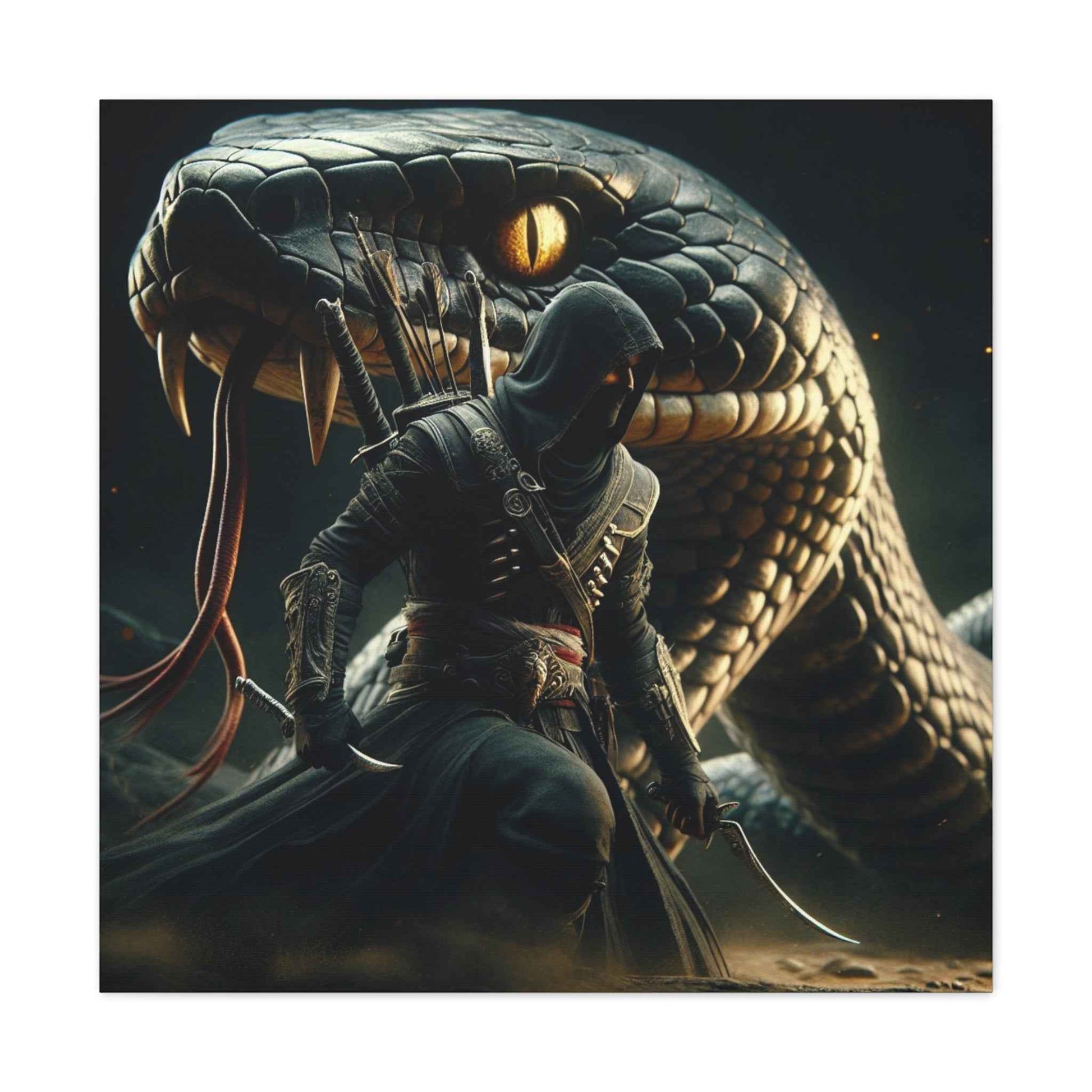 Guerrier Sombre - Figure Épique de Collection pour les Amateurs de Fantaisie