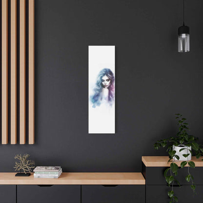 Portrait Femme Aquarelle -