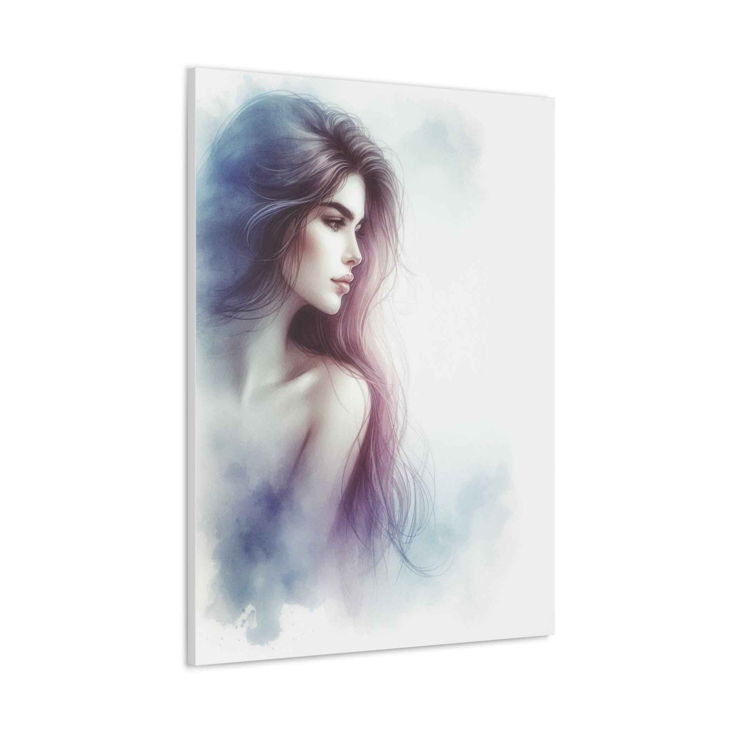 Portrait femme artistique unique pour décoration intérieure