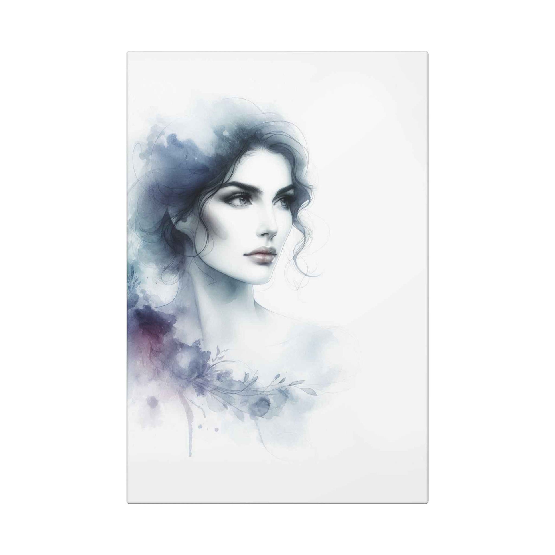 Portrait femme artistique unique pour décoration intérieure