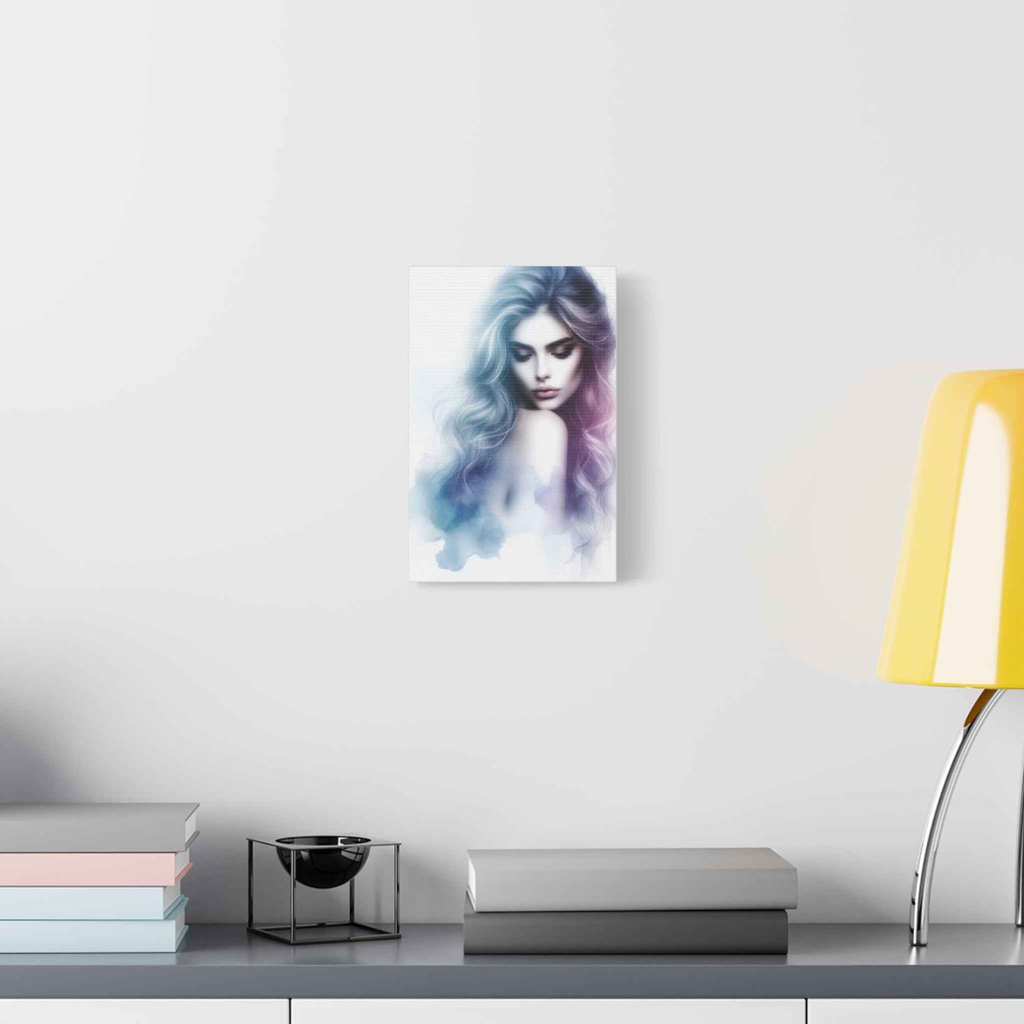 Portrait Femme Aquarelle -