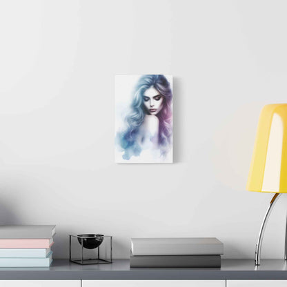 Portrait Femme Aquarelle -