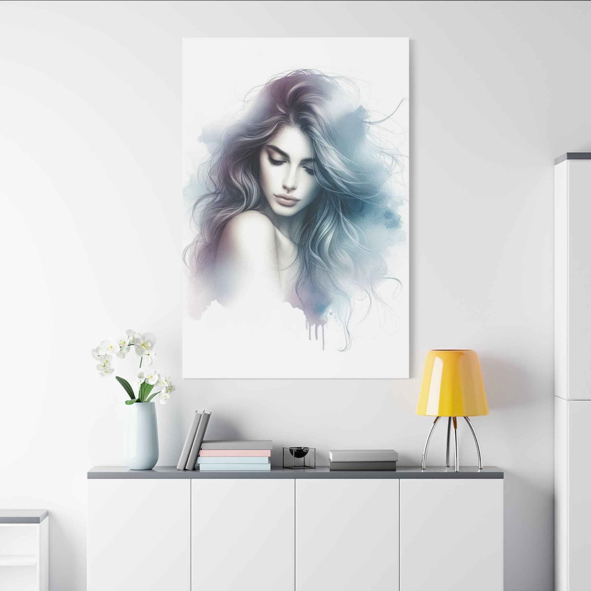 Portrait artistique femme - Œuvre unique pour sublimer votre espace