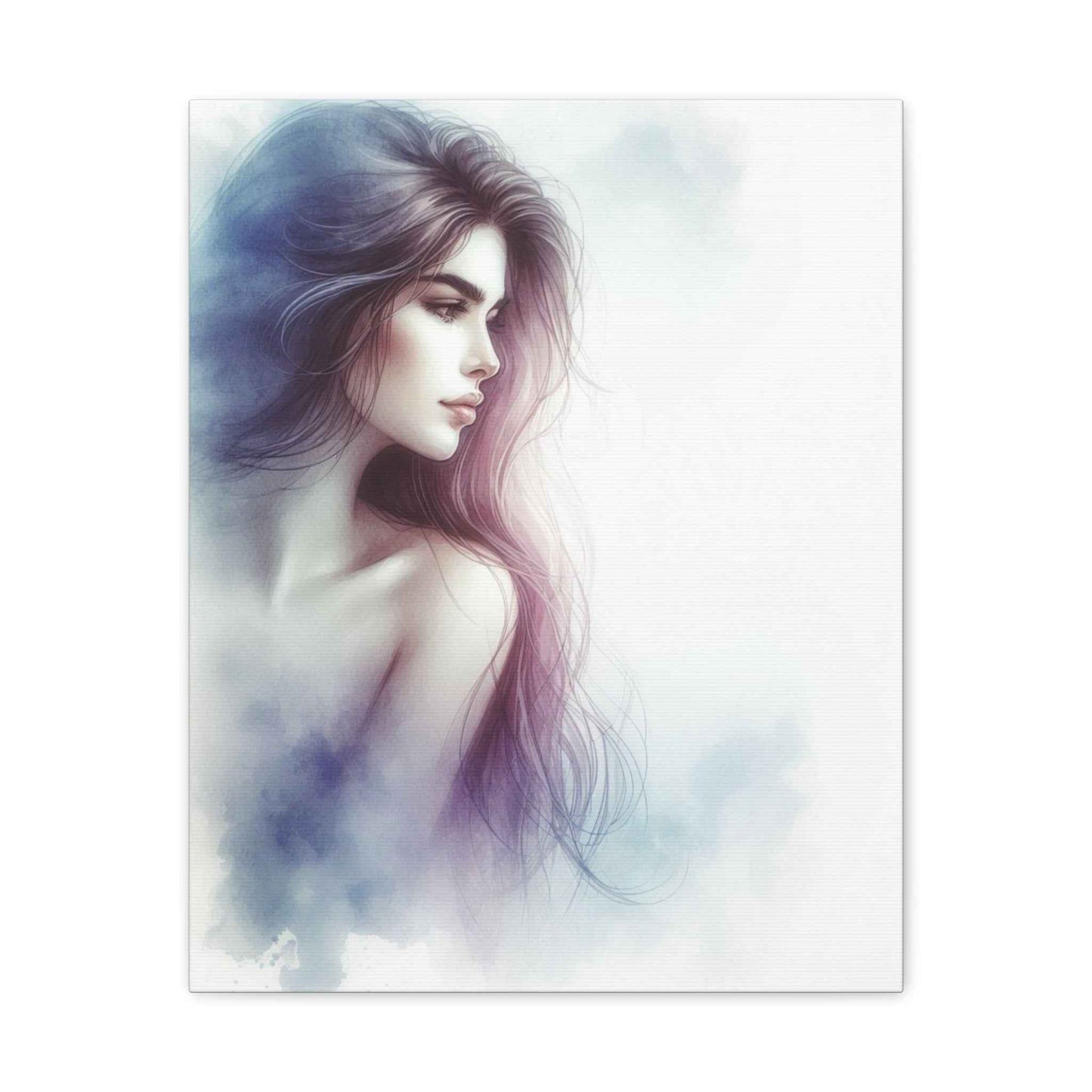 Portrait femme artistique unique pour décoration intérieure