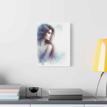 Portrait femme artistique unique pour décoration intérieure