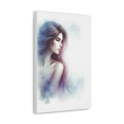 Portrait femme artistique unique pour décoration intérieure