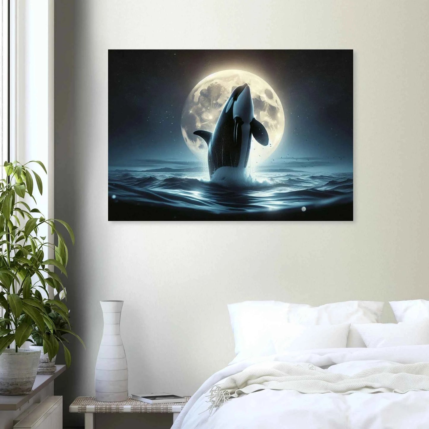 Orque au clair de lune Tableau en aluminium